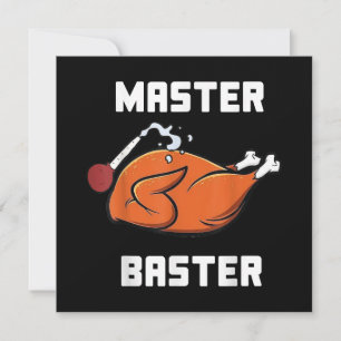 Mens Women Master Baster Funny Turkey Baster Danke Save The Date