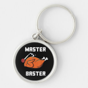 Mens Women Master Baster Funny Turkey Baster Danke Schlüsselanhänger