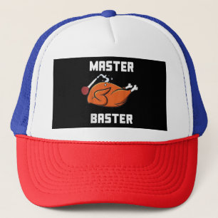 Mens Women Master Baster Funny Turkey Baster Danke Truckerkappe