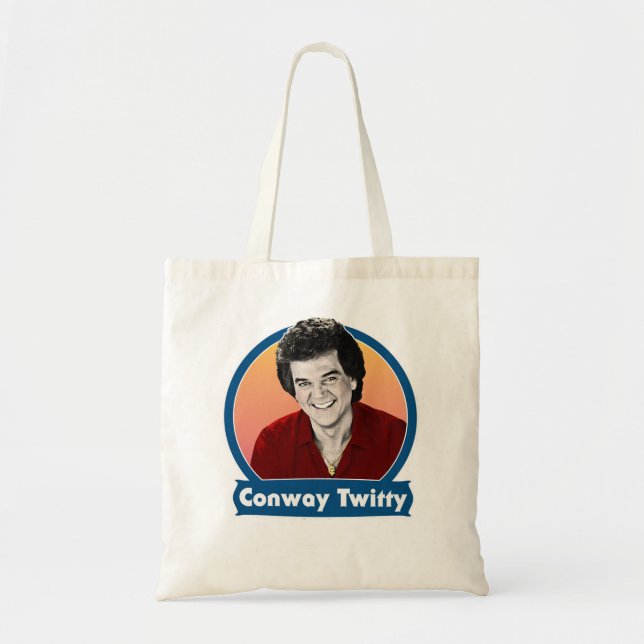 Mens Womens Conway Retro Twitter Style Design Funn Tragetasche (Vorne)