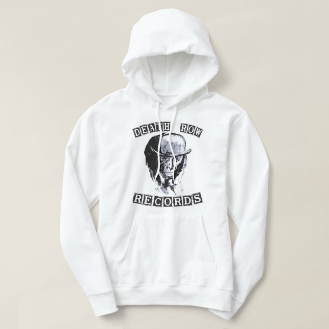 Mens Womens Death Row Platten Coole Geschenke Hoodie (Design vorne)