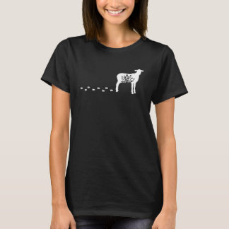 Mens Womens Floral Schafspelze Natur Sie T-Shirt