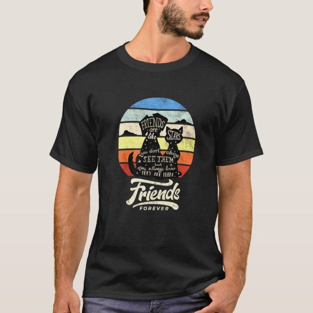 Mens Womens Kids Friends Forever Graphic Design fo T-Shirt (Vorderseite)