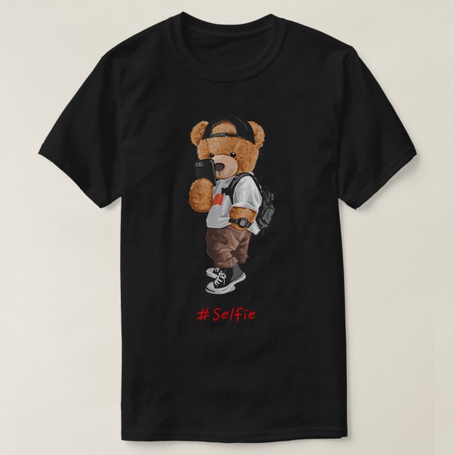 Mens Womens Kids Teddy Bär Graphic Cool Designs F T-Shirt (Design vorne)