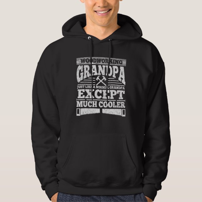 Mens Womens Woodworking Hoodie (Vorderseite)