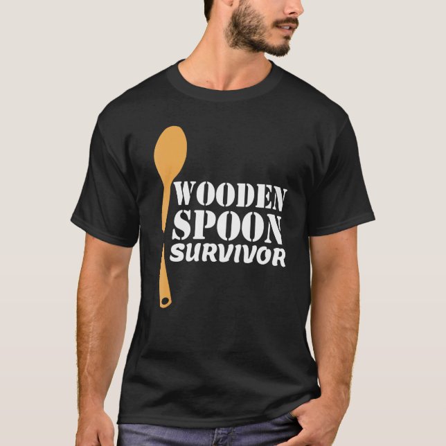 Mens Wooden Spoon Survivor Italienischer philippin T-Shirt (Vorderseite)