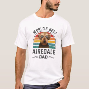 Mens World's Best Airedale Terrier Vater Vintag Do T-Shirt