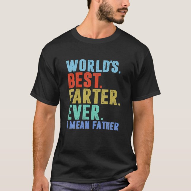 Mens Worlds best ferter ich meine Vater je Vater T-Shirt (Vorderseite)
