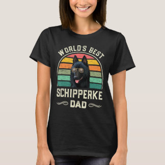 Mens Worlds Best Schipperke Vater T-Shirt