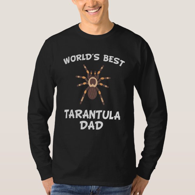 Mens Worlds Best Tarantula Vater Spider Owner T-Shirt (Vorderseite)