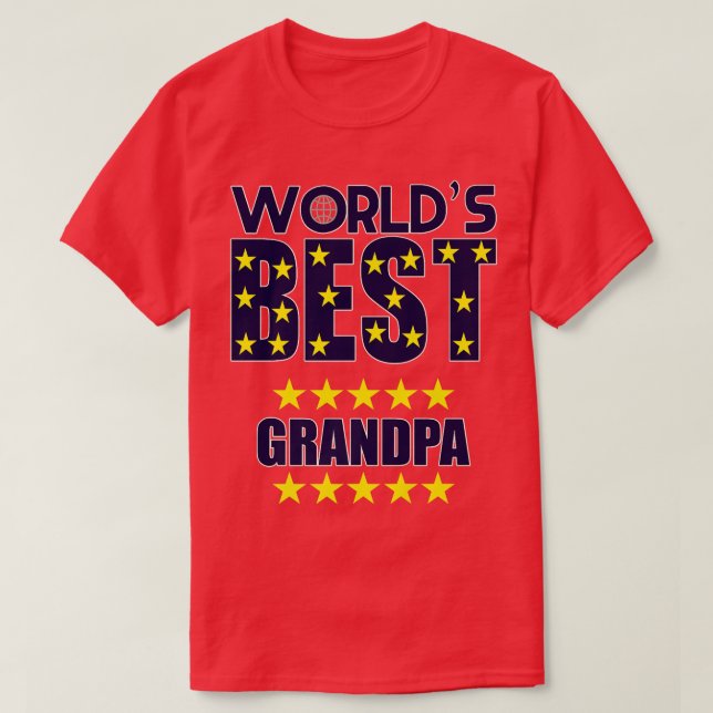 Mens Worlds Beste Großvater Großvater Spaß  T-Shirt (Design vorne)