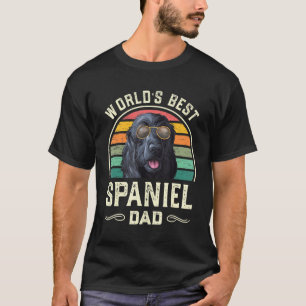 Mens Worlds Bester Spaniel Vater Englisch Cocker S T-Shirt