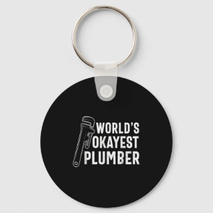 Mens Worlds, die am besten sind, Funny Plumber Zit Schlüsselanhänger