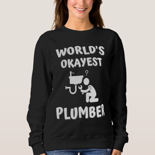 Mens Worlds Tokest Plumber Sweatshirt (Vorderseite)