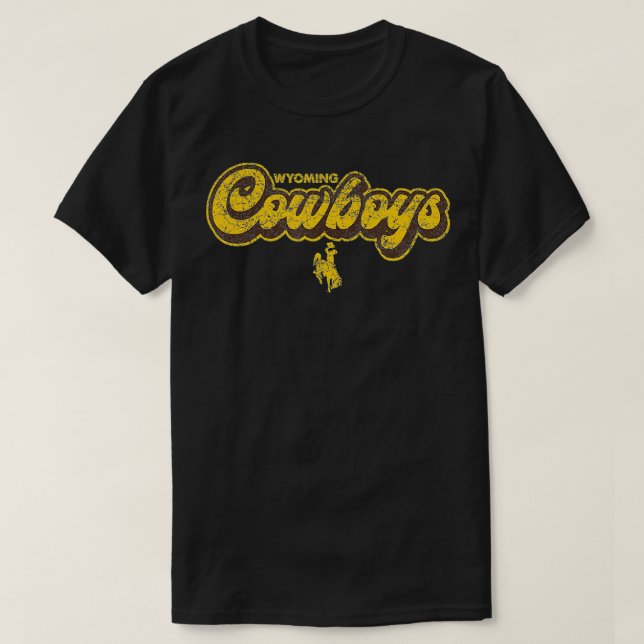 Mens Wyoming Cowboys Apparel Block Athletics  T-Shirt (Design vorne)