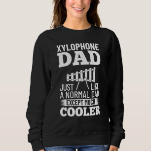 Mens Xylophone Music Instrument Notes Player Glock Sweatshirt