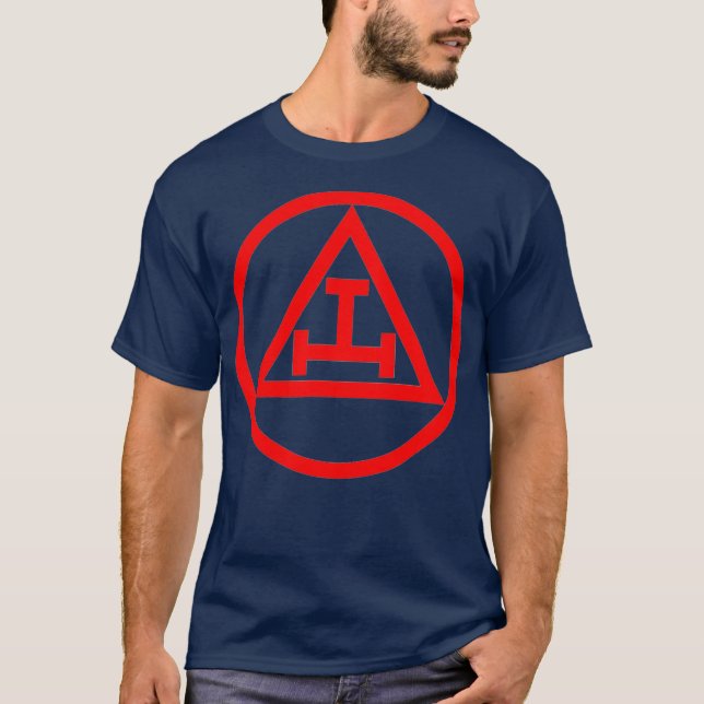 Mens York Rite Royal Arch Freemasonry T-Shirt (Vorderseite)