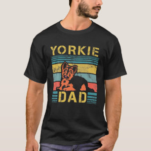 Mens Yorkie Vater Dog Lover Vathers Day Liebe Bar T-Shirt