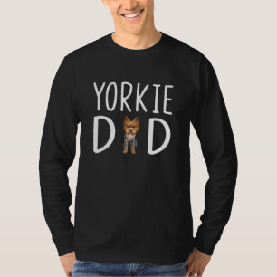 Mens Yorkshire Terrier Dog Papa Yorkie Vater T-Shirt