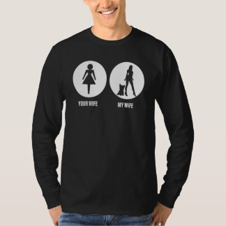 Mens your Ehefrau Meine Ehefrau Yorkshire Terrier T-Shirt