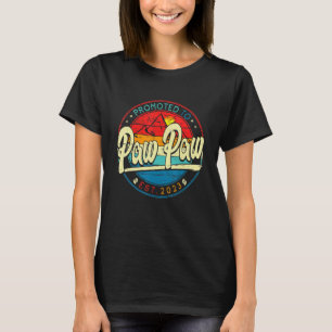 Mens zum Paw Paw 2023 zum ersten Mal Vater T-Shirt