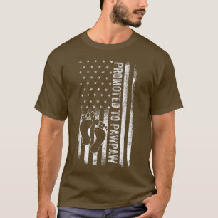 Mens zum Pawpaw Est 2023 Erstmaliger Vater T-Shirt