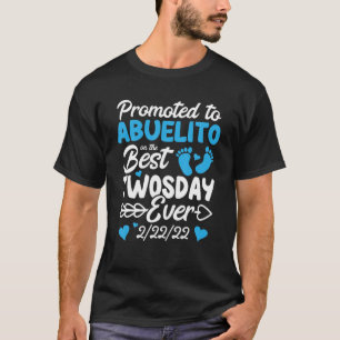 Mens zwei Tage befördert Abuelito Spanische Opa T-Shirt