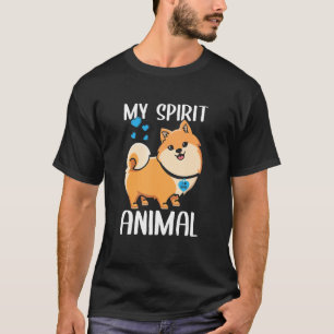 Mens Zwergspitz Dog I Liebe Vater Herzlich willkom T-Shirt