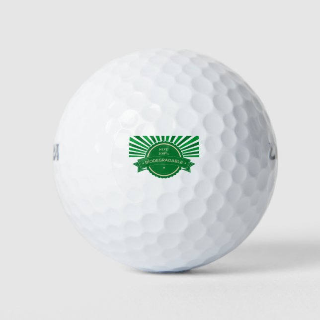 Mensaje Soy 100% Biodegradable Golfball (Vorderseite)