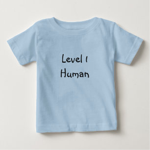 Mensch des Niveau-1 Baby T-shirt