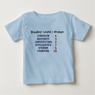 Mensch des Niveau-1 personifizieren Baby T-shirt