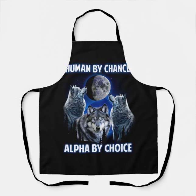 Mensch durch Zufall Alpha by Choice Paroday Alpha  Schürze (Vorderseite)