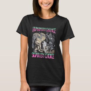 Mensch durch Zufall Sigma by Choice Funny Werewolf T-Shirt