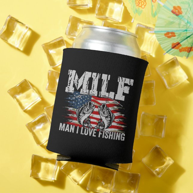 Mensch I Liebe Fischen kann kühlen Dosenkühler (In Situ Sommer)