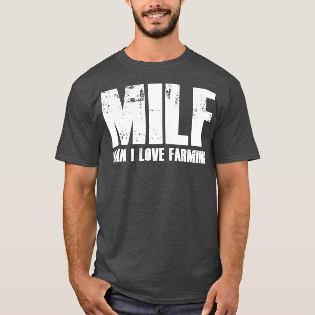 Mensch I Liebe Landwirtschaft Bauer Geschenk T-Shirt (Vorderseite)