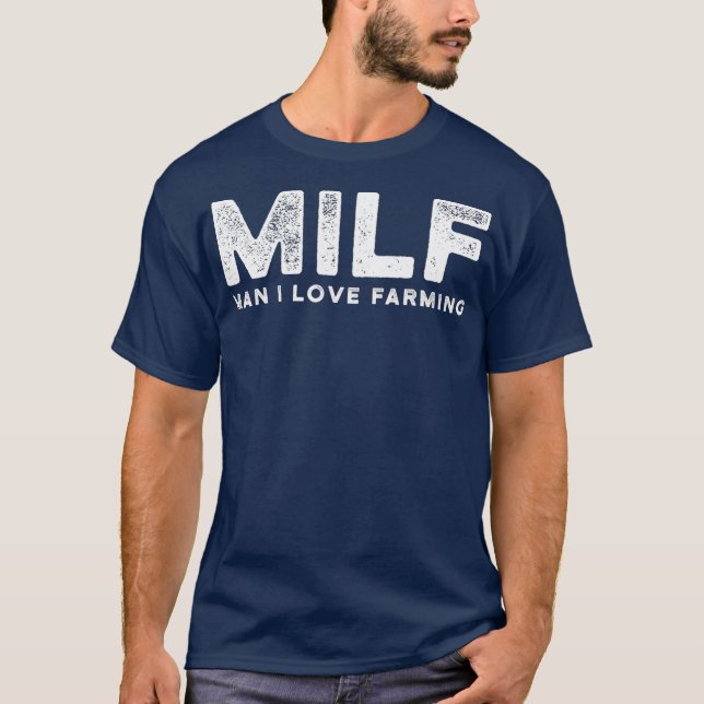 Mensch I Liebe Landwirtschaft Bauer Weihnachten T-Shirt (Vorderseite)