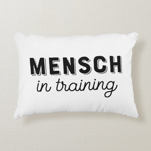 Mensch im Kinderzimmer Training Accent Pillow Dekokissen (Vorderseite)