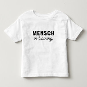 Mensch in Ausbildung Jüdischer Humor Kleinkind T-shirt
