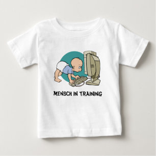 Mensch in der Ausbildung von Yiddish zum Shirt ode