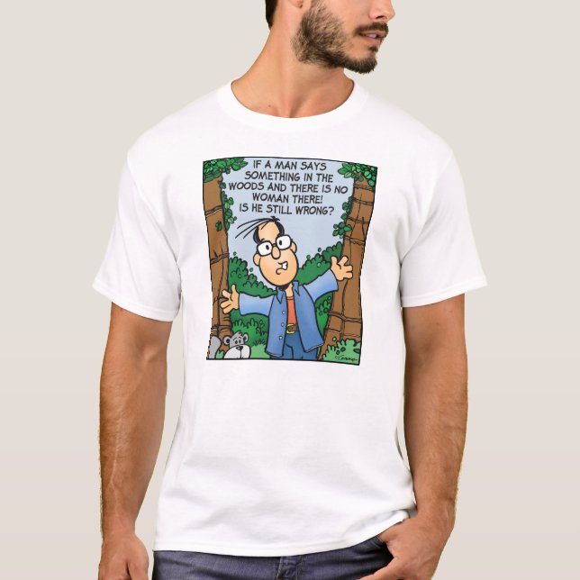Mensch in Holz T-Shirt (Vorderseite)