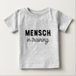 Mensch in Training T - Shirt<br><div class="desc">Dieses Baby Tee passt perfekt zu meiner "Mensch" Männerversion! Sie machen ein einzigartiges Vatertagsgeschenk!</div>