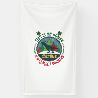 Mensch Kostüm Dinosaurier Weihnachten Santa Hut Ki Banner