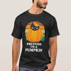 Mensch Kostüm Ich bin ein Kätzchen Kürbis Kostüm P T-Shirt