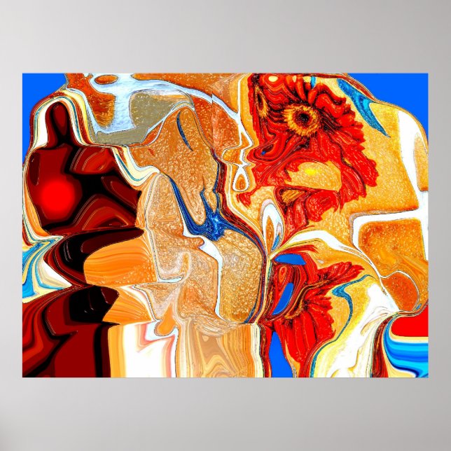 Mensch und globale Erwärmung Poster (Vorne)