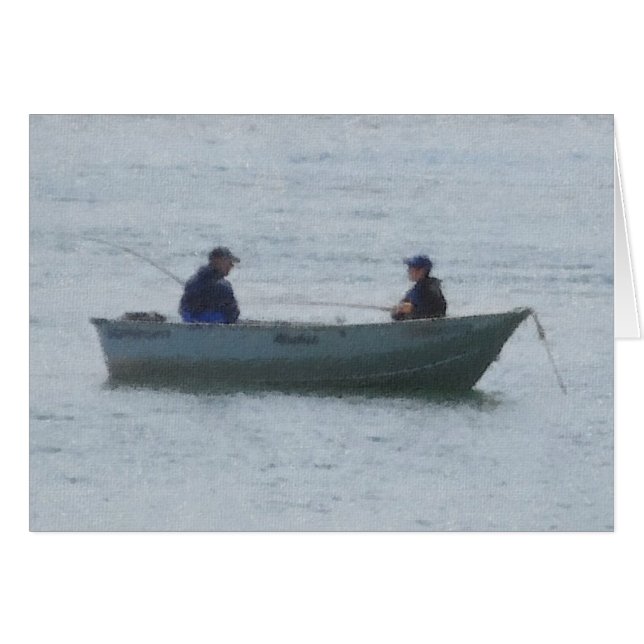 Mensch und Junge Fischerei (Vorderseite (Horizontal))