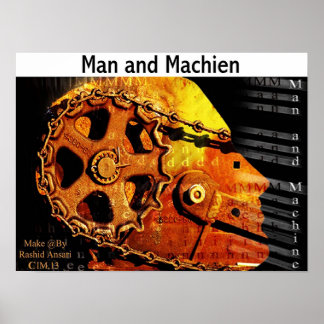 Mensch und Maschine Poster