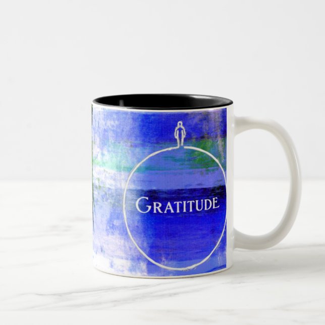 Mensch Zweifarbige Tasse (Rechts)