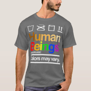 Menschen 100 Bio Farben können LGBT-Prid abweichen T-Shirt
