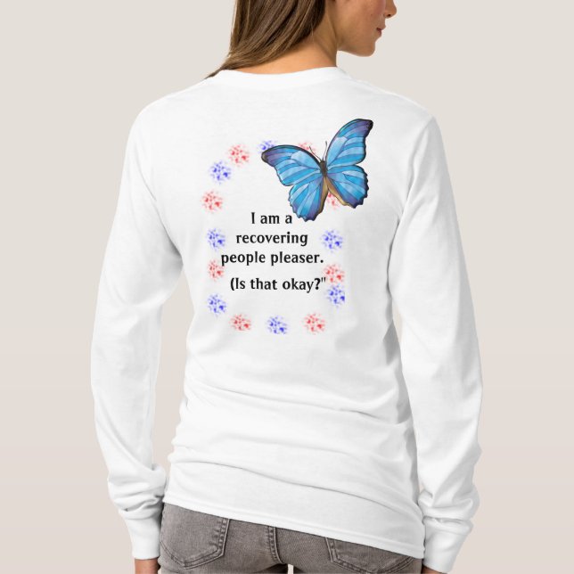 Menschen angenehm erholen T-Shirt (Rückseite)