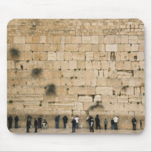 Menschen beten an der Klagemauer Mousepad